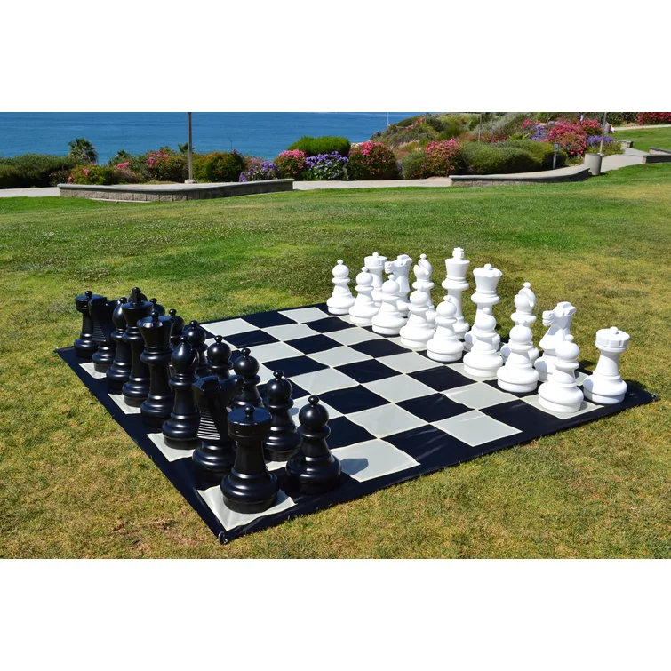 25″ Garden Chessmen on Mat