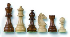 Tournament Staunton Solid Maple Chess Pieces