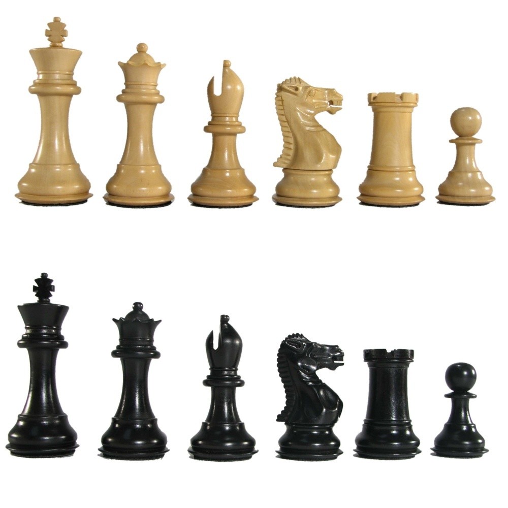 3″ MoW Legionnaires Ebony Staunton Chess Pieces