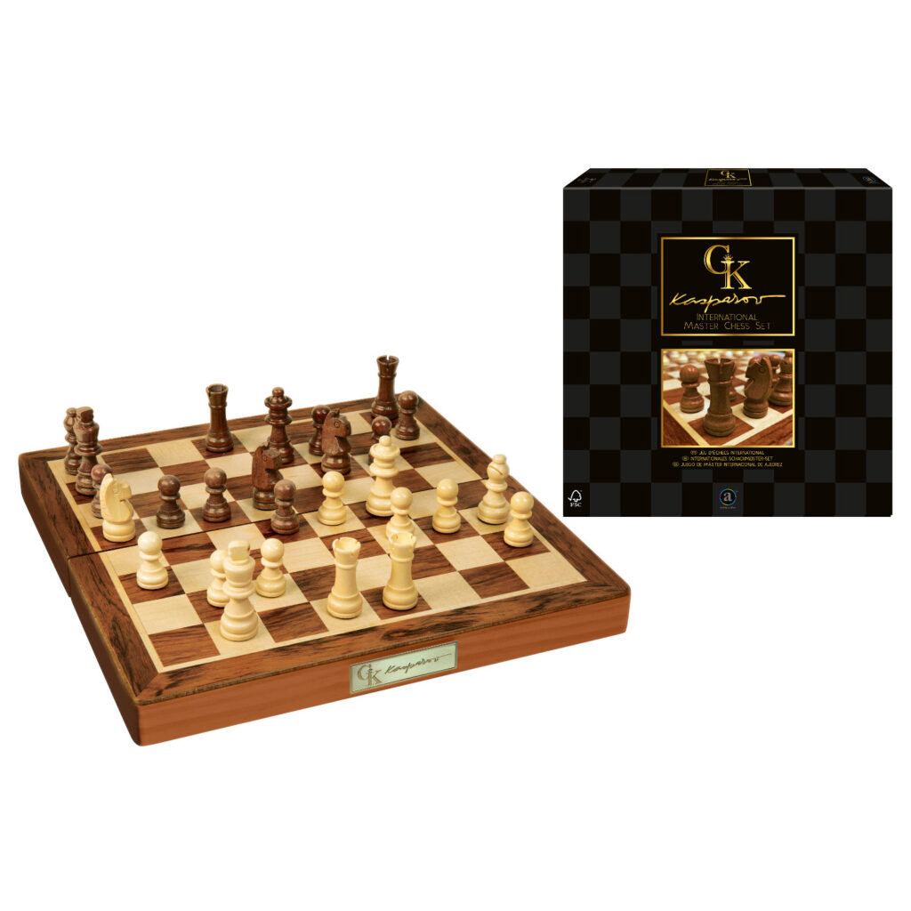 Kasparov International Master Folding Chess Set 12″
