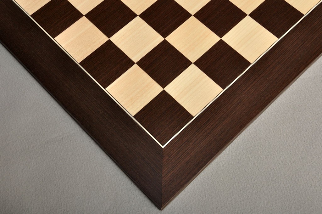 Wenge and Maple Standard Traditional Chessboard