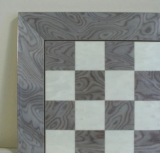 Grey and Ivory Briarwood Glossy Chess Board