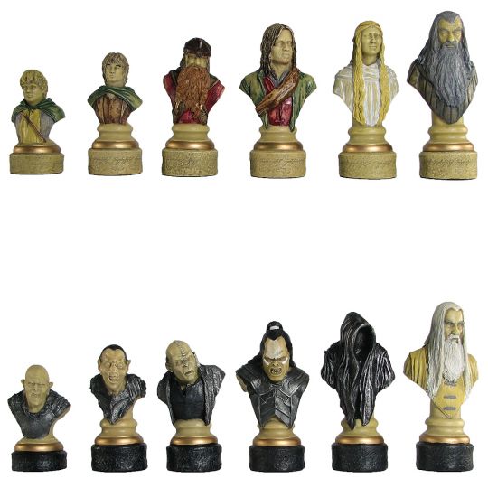 The Lord of the Rings Hand Painted Chess Set