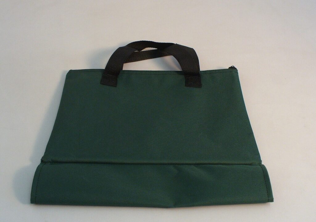 Green Canvas Chess Tote