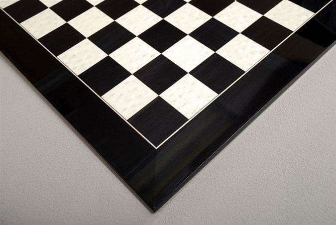 Blackwood and Bird’s Eye Maple Chess Board