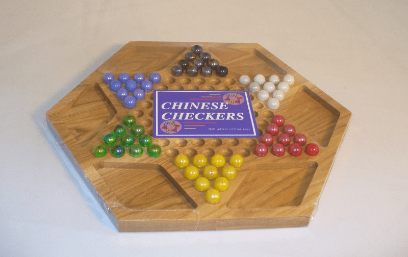 Hexagon Wood Chinese Checkers