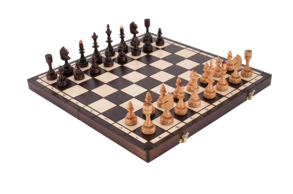 The Small Indian Wood Chess Set