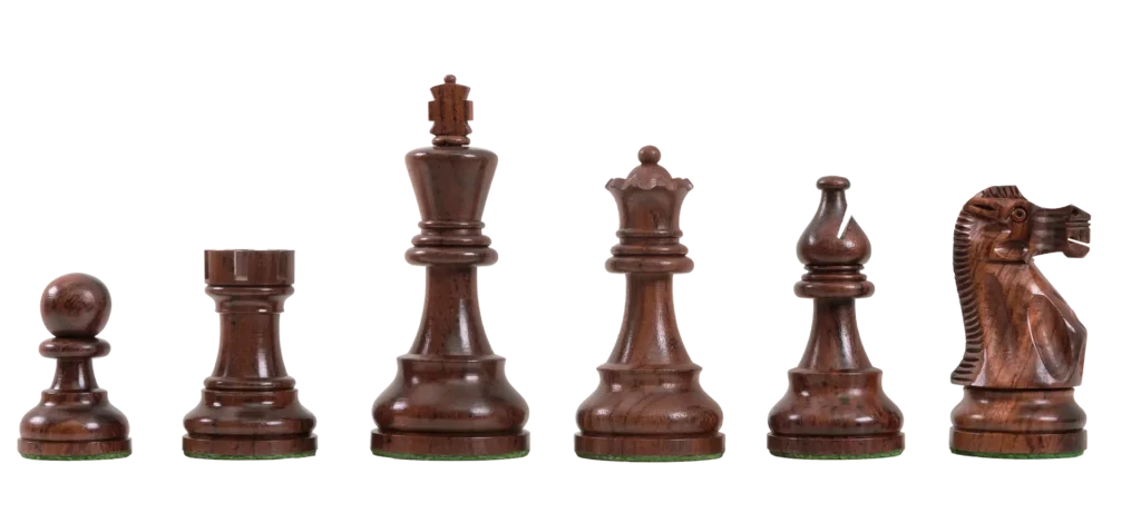 American Staunton Series Chess Pieces-3.75″