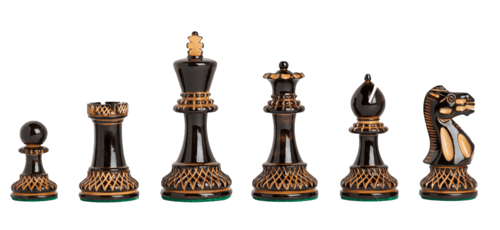 The Burnt Grandmaster Series Chess Set