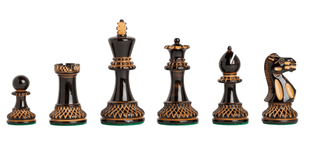 The Burnt Grandmaster Series Chess Set