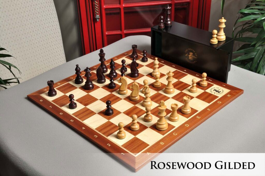 Chess Board Square Size 2.25 X 2.25 in Antique & 