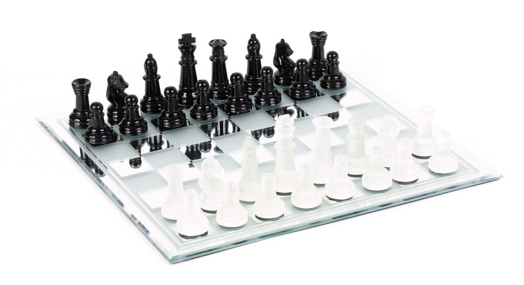 The Glass Chess Set