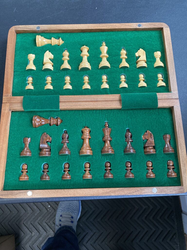 16” Magnetic Wooden Folding Chess Set