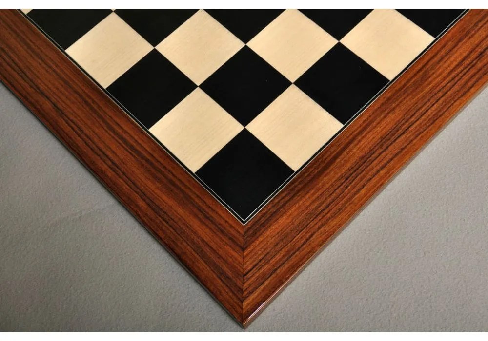 Black Anegre and Bird’s Eye Maple Chess Board