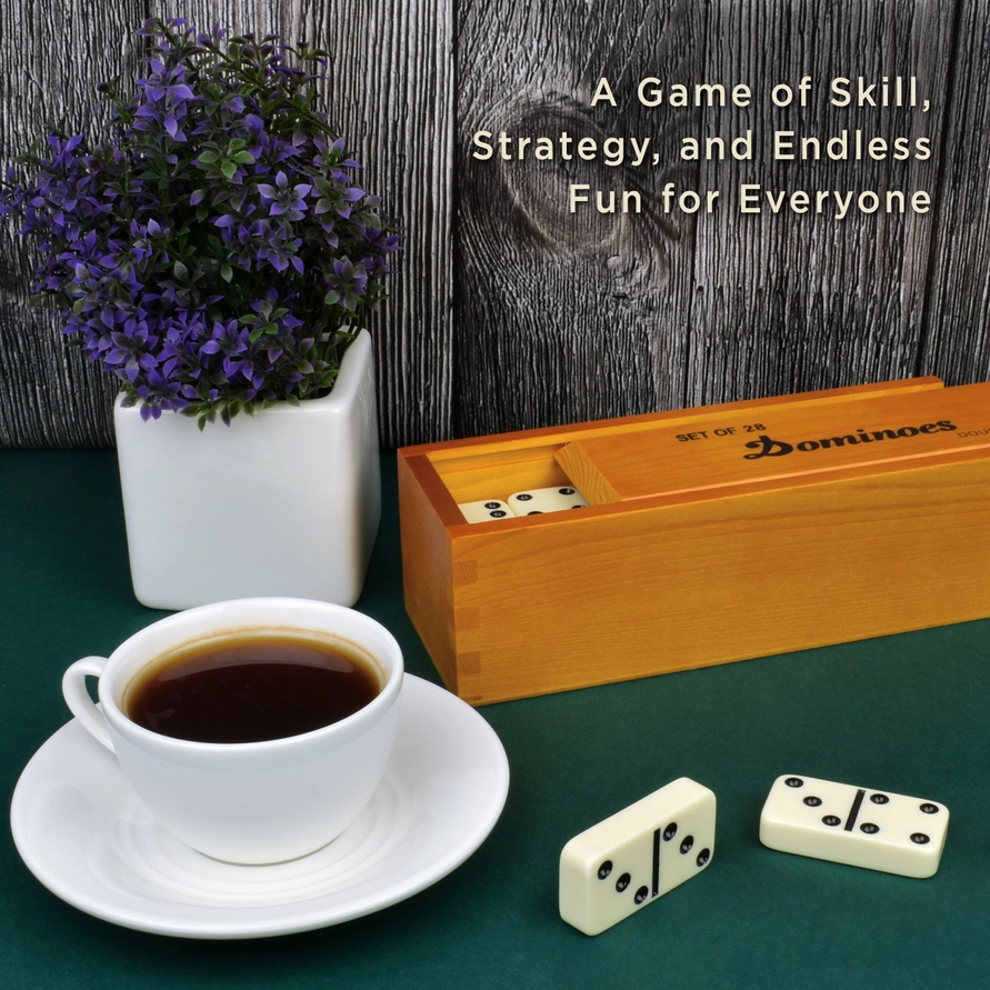 Jumbo Dominoes Set Double 6